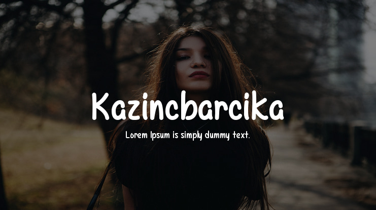 Kazincbarcika Font