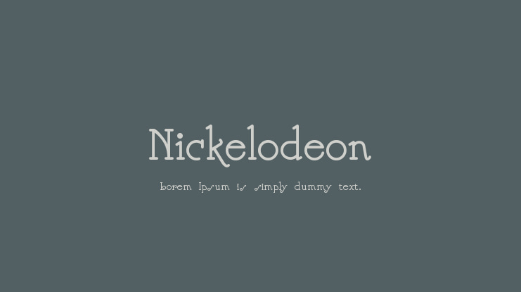 Nickelodeon Font