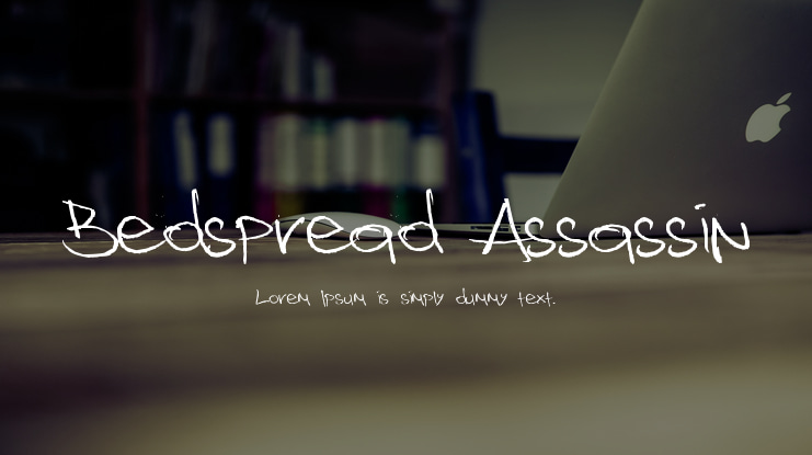 Bedspread Assassin Font