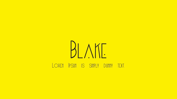Blake Font