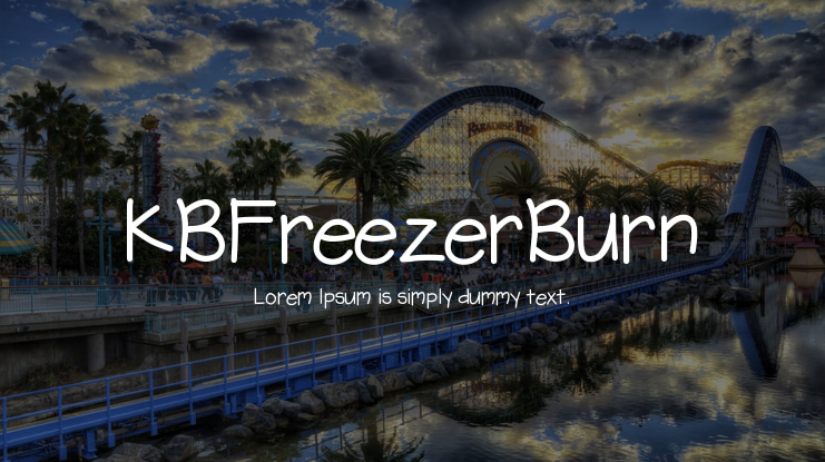 KBFreezerBurn Font