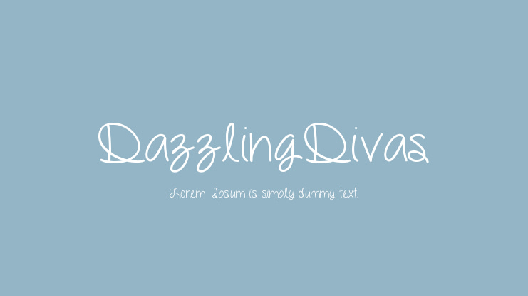 DazzlingDivas Font