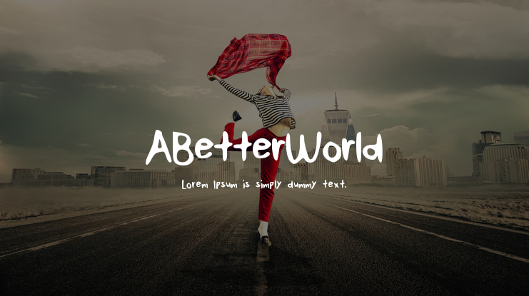 ABetterWorld Font
