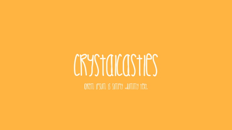 CrystalCastles Font