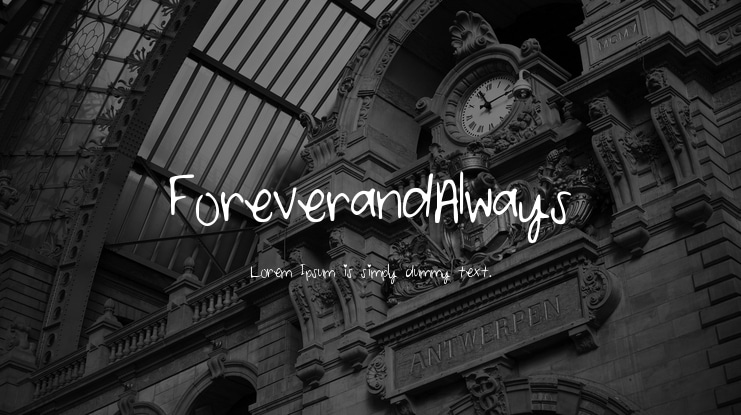 ForeverandAlways Font