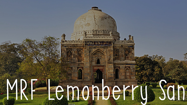MRF Lemonberry Sans Font