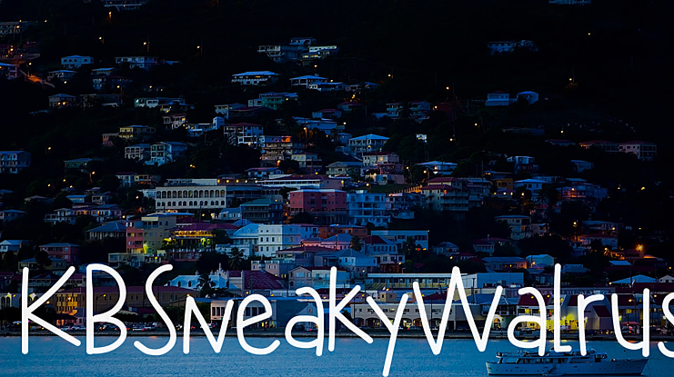 KBSneakyWalrus Font