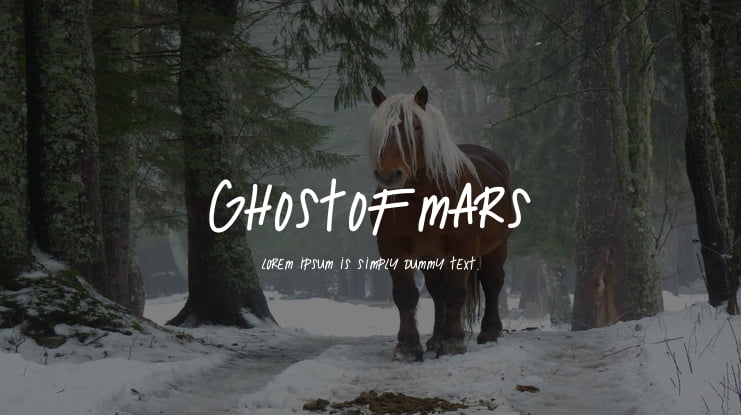 GhostOfMars Font