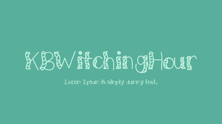 KBWitchingHour Font