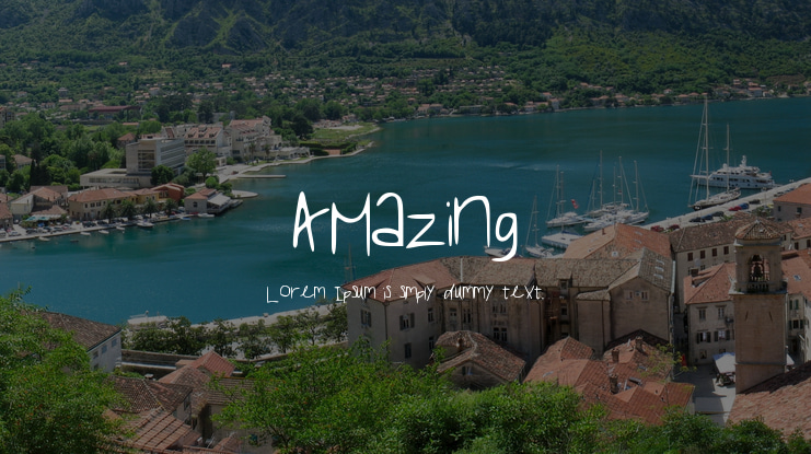 AMazing Font