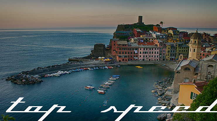 Top Speed Font Family