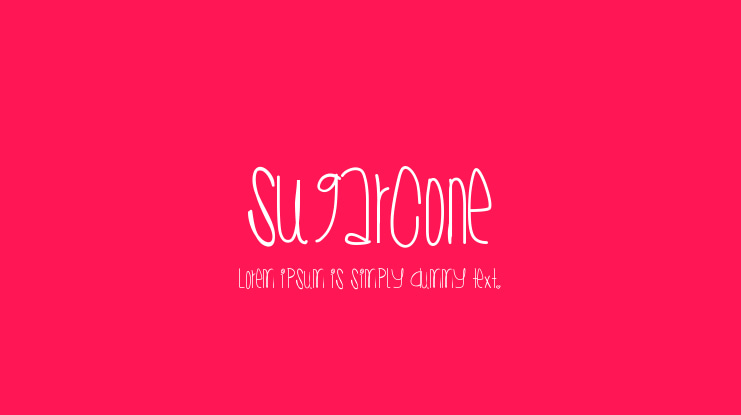 SugarCone Font