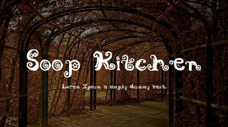 Soop Kitchen Font