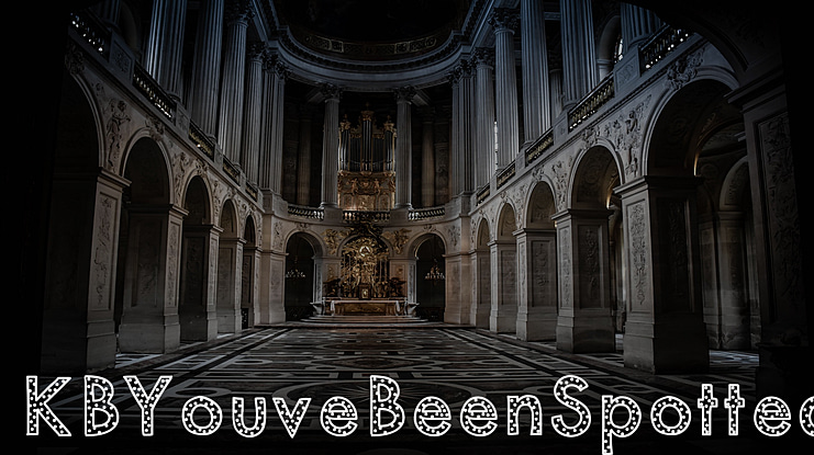 KBYouveBeenSpotted Font