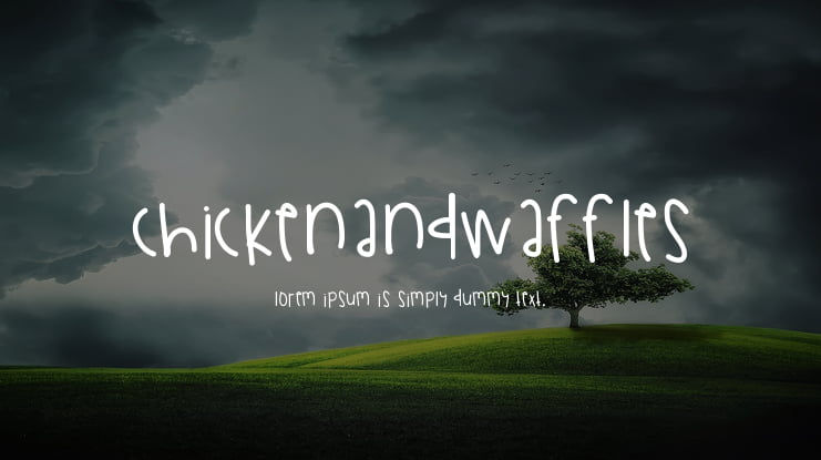 ChickenAndWaffles Font