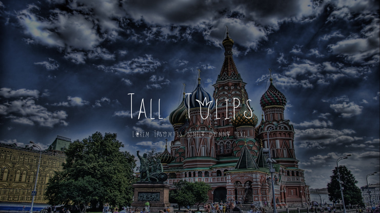 Tall Tulips Font