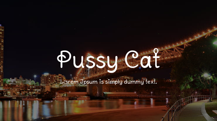 Pussy Cat Font