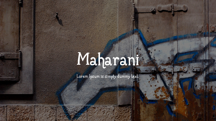 Maharani Font