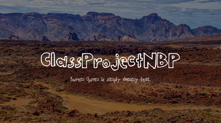 ClassProjectNBP Font