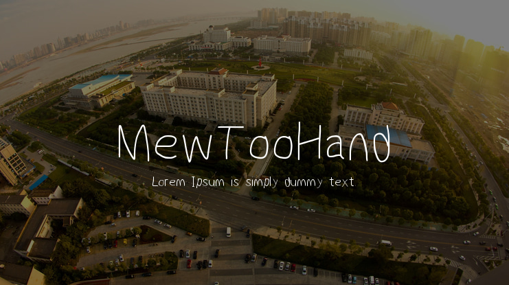 MewTooHand Font Family