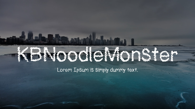 KBNoodleMonster Font