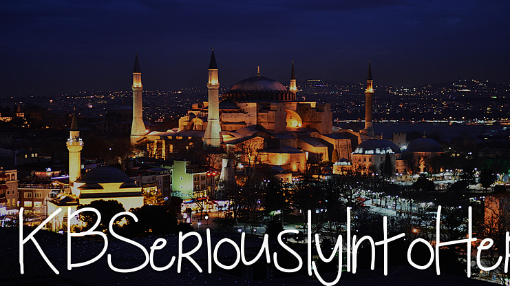 KBSeriouslyIntoHer Font