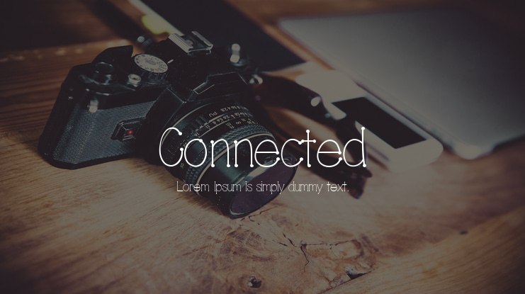 Connected Font