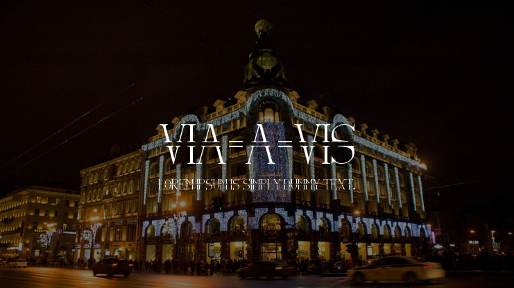 Via-A-Vis Font