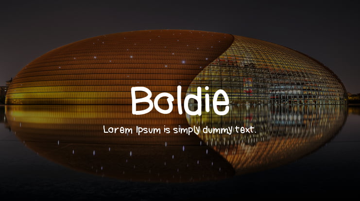 Boldie Font