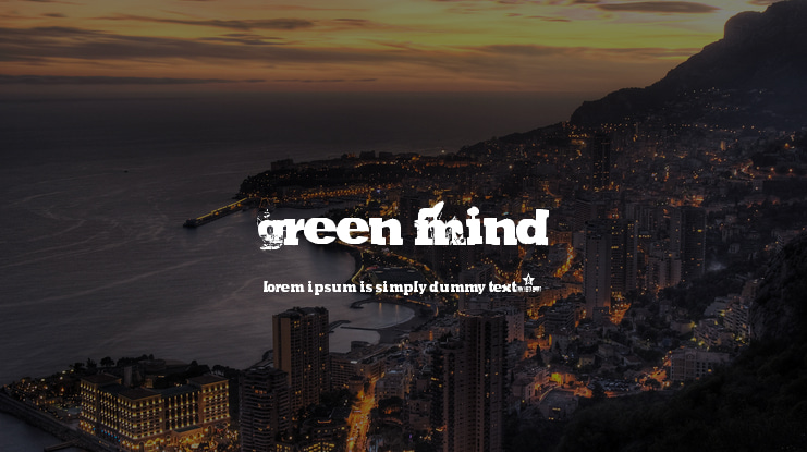 GREEN MIND Font