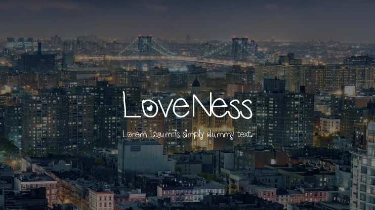 LoveNess Font