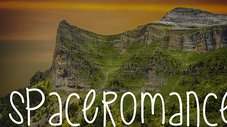 SpaceRomance Font