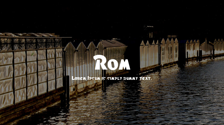 Rom Font