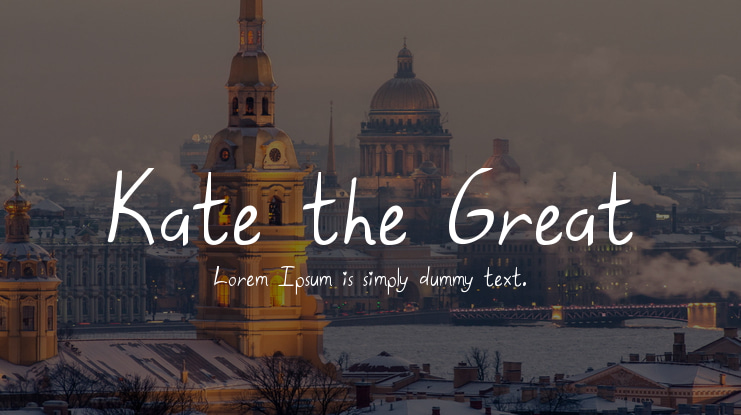 Kate the Great Font