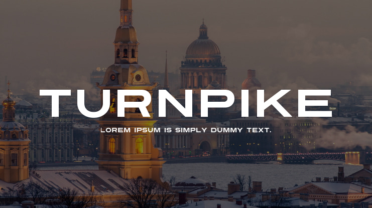 Turnpike Font