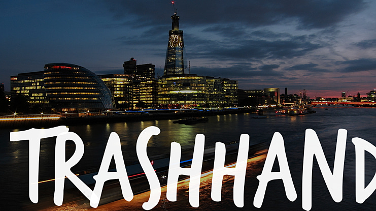 TrashHand Font