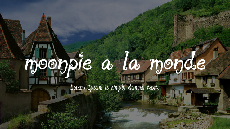 moonpie a la monde Font