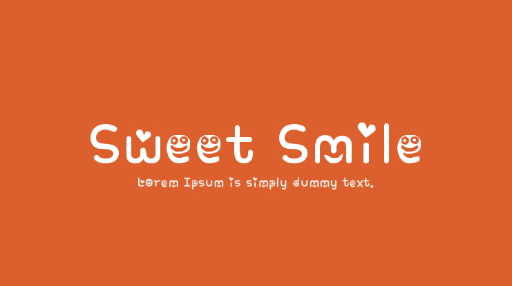 Sweet Smile Font