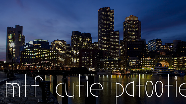 MTF Cutie Patootie Font
