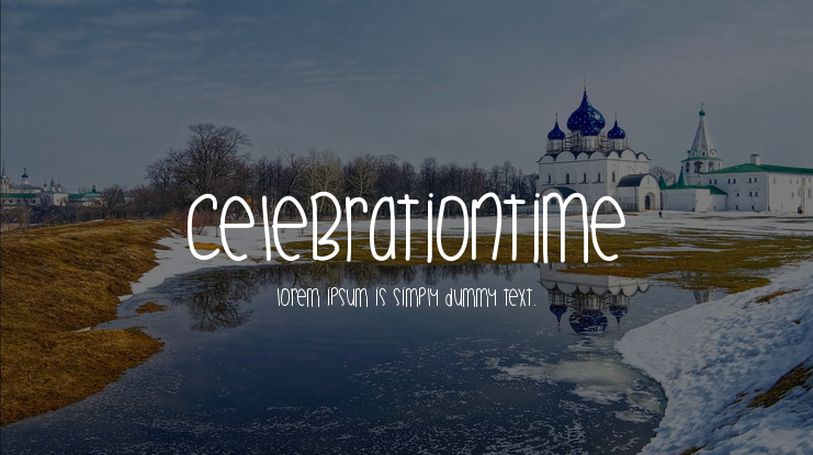 CelebrationTime Font