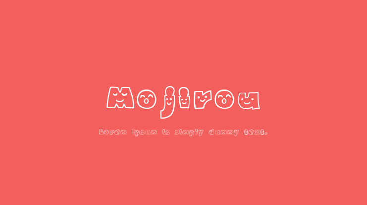 Mojirou Font