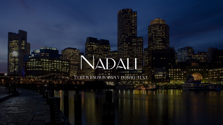 Nadall Font