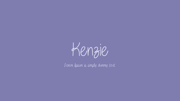Kenzie Font