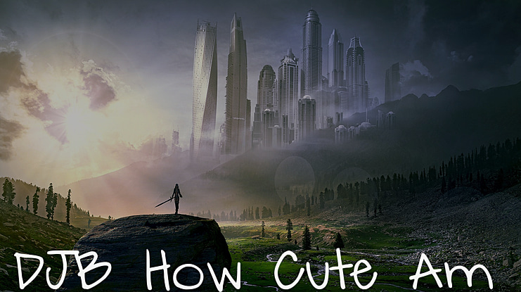 DJB How Cute Am I Font