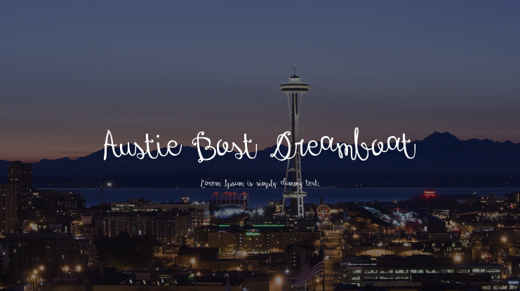 Austie Bost Dreamboat Font
