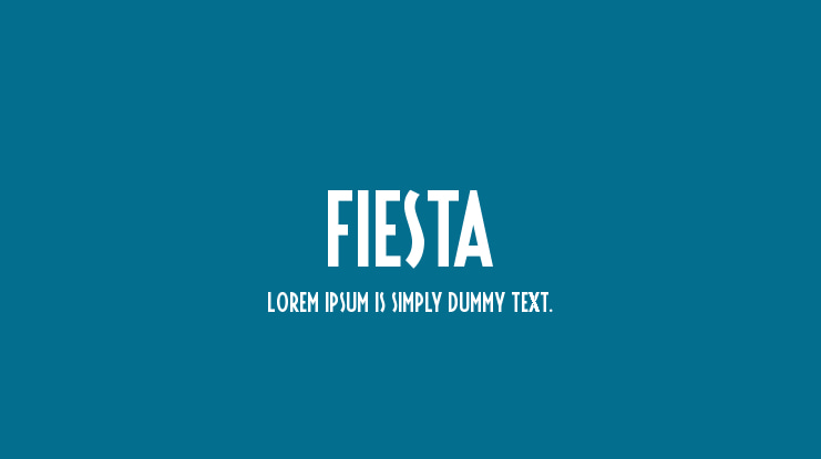 Fiesta Font