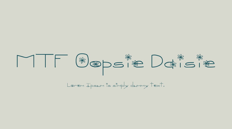 MTF Oopsie Daisie Font