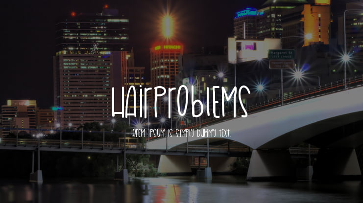 HairProblems Font