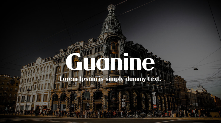 Guanine Font