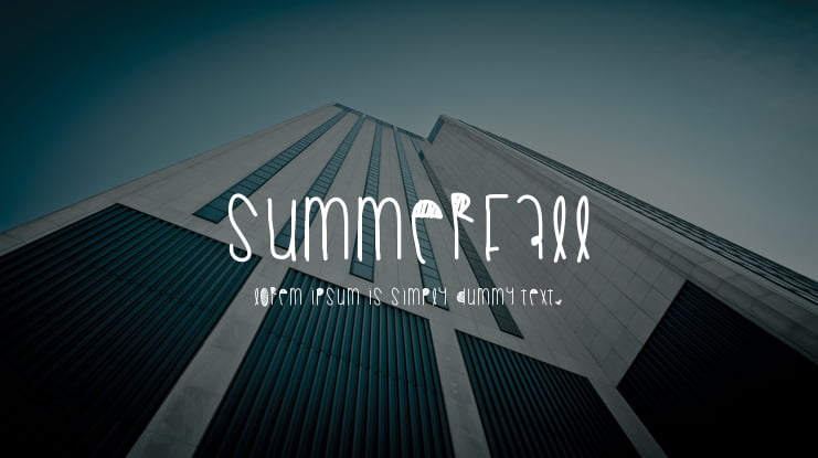 Summerfall Font